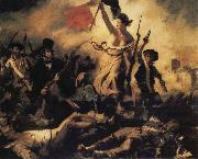 Eugene Delacroix Liberty Leading the People France oil painting artist